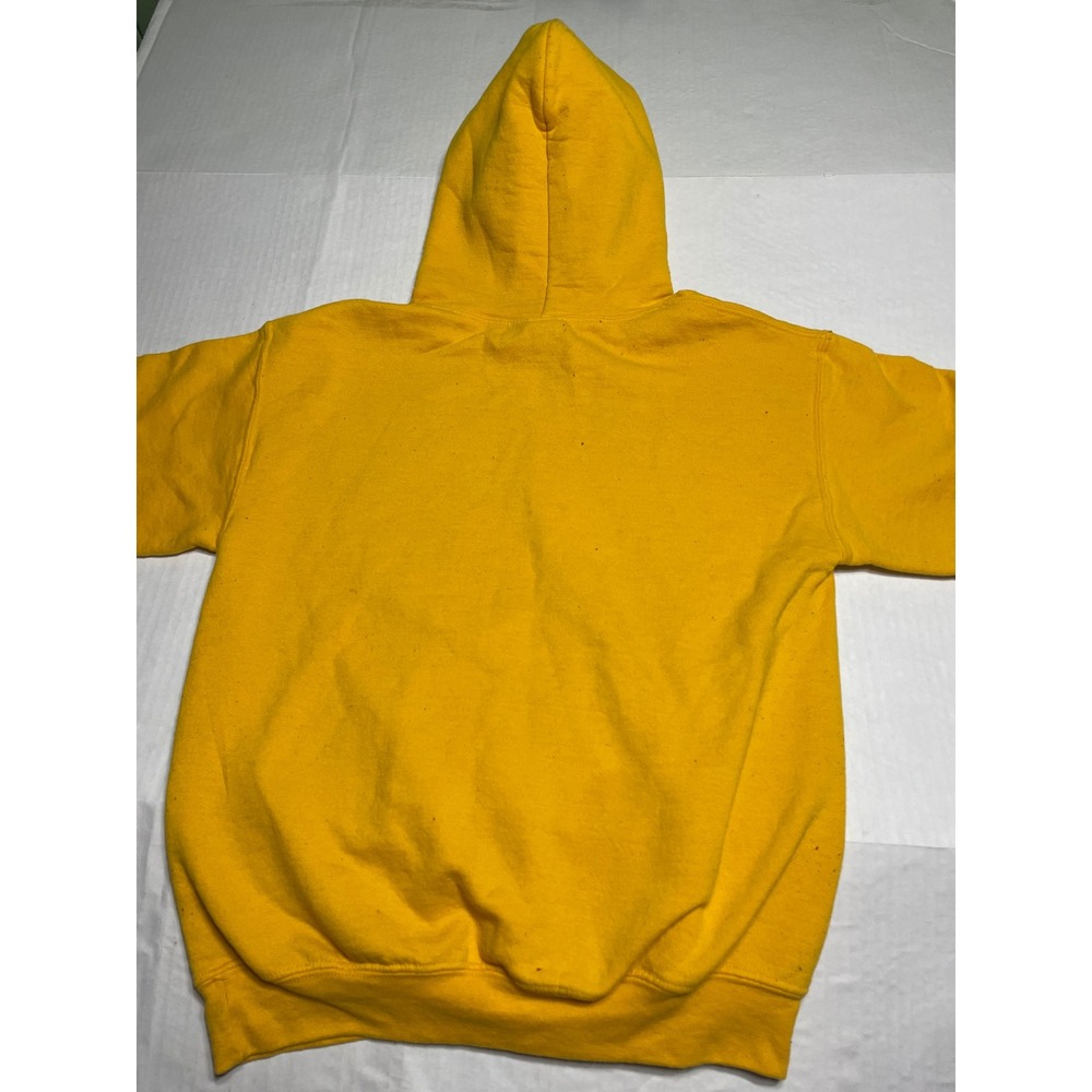 Myrtle Beach Salty Vibes Hoodie Yellow Graphic Sweatshirt‎ Womens Small Retro SC - Picture 7 of 7